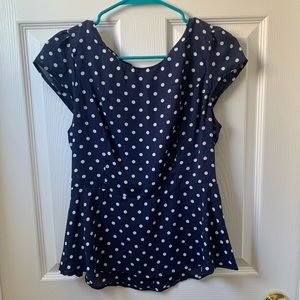 Polka dot top
